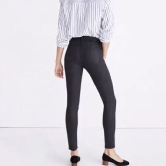 MADEWELL | 9" High Riser Skinny Skinny Jean Black Lunar Women’s 28 Tall - Picture 9 of 14